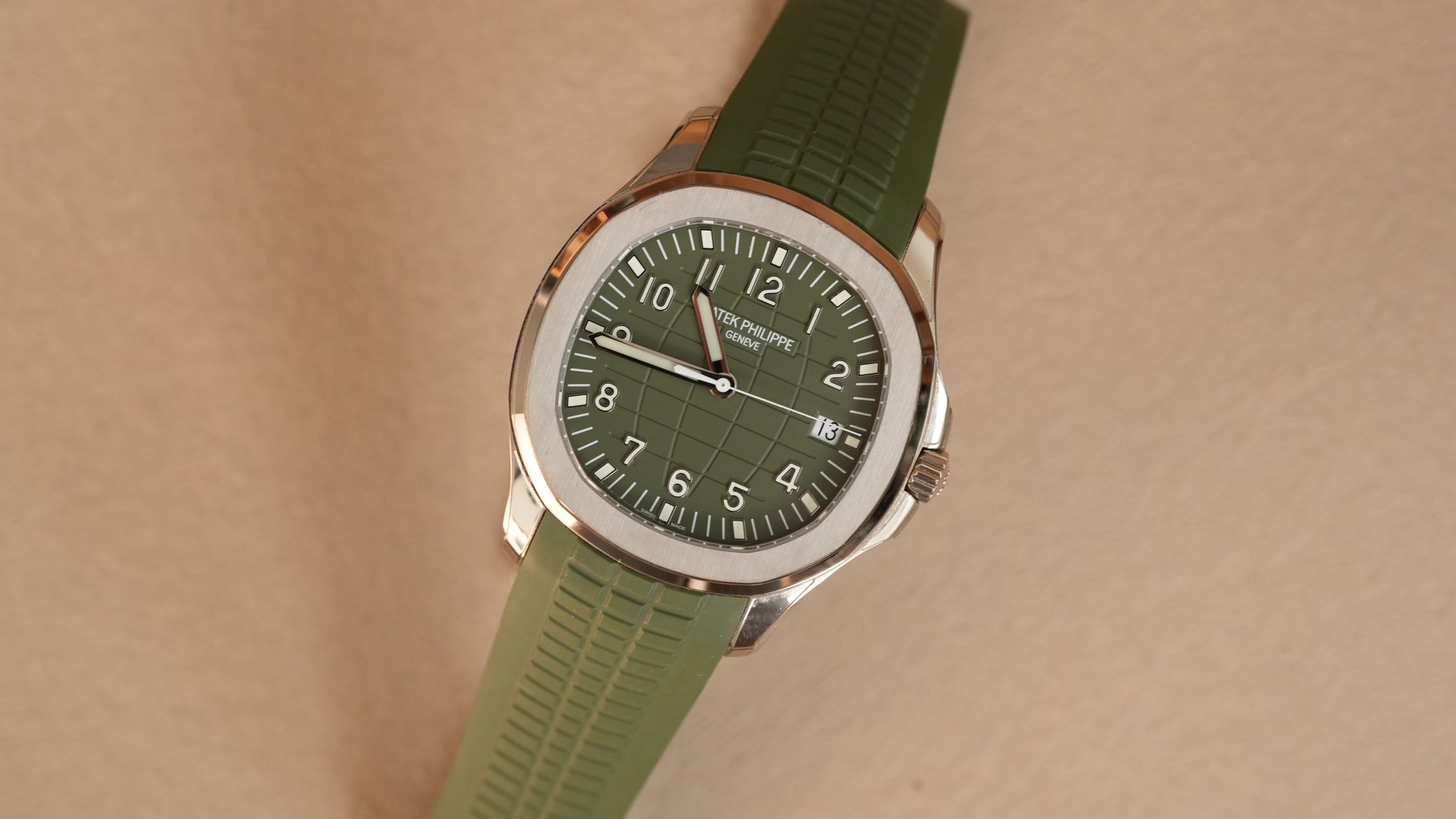 Patek Philippe Aquanaut 5168G-010 White Gold Green – 959 Deluxe