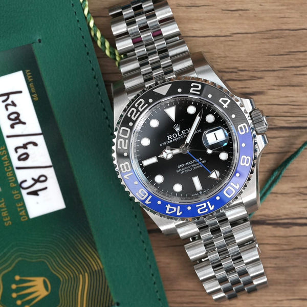 ROLEX GMT-MASTER II 126710BLNR JUBILEE UNWORN