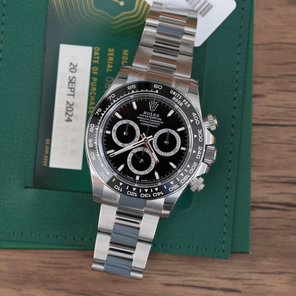 Rolex Daytona 126500ln 40mm Oystersteel Black