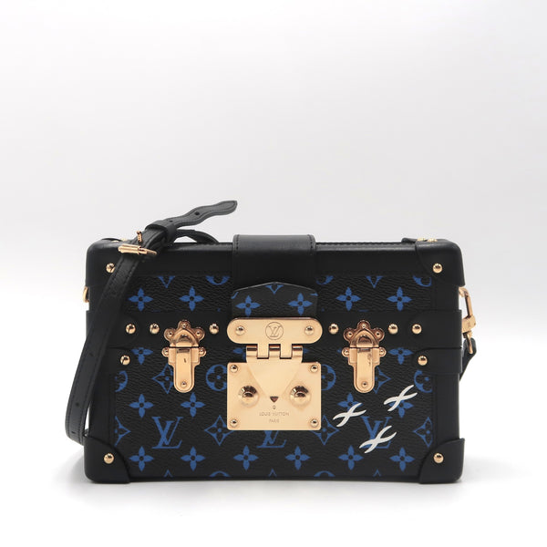 LOUIS VUITTON Monogram Petite Malle Black