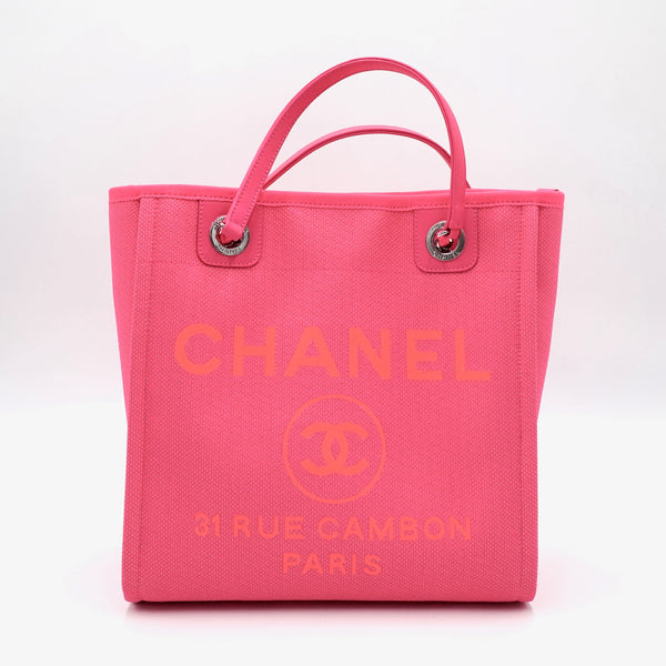 CHANEL 2021 Small Neon Deauville Tote