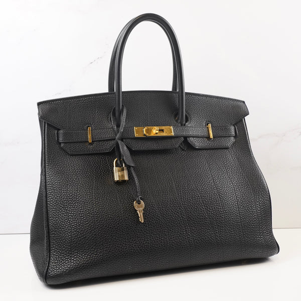 HERMES
Togo Birkin 35 Black