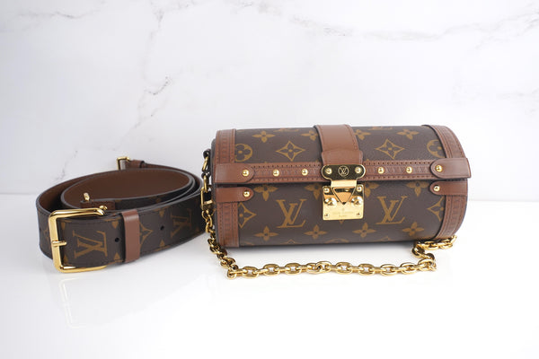 LOUIS VUITTON Papillon Trunk leather handbag