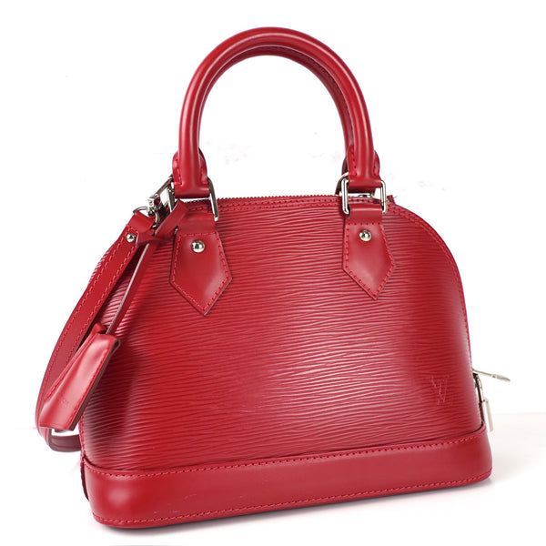 LOUIS VUITTON Epi Alma BB Coquelicot