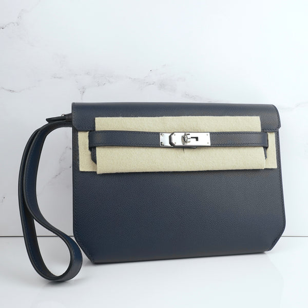 HERMES
Kelly Depeche 25 Togo Bleu Saphir Palladium Hardware