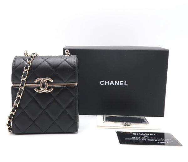 CHANEL 22P Purse Vanity Black