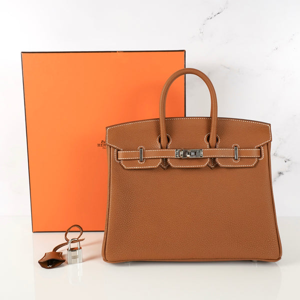 Hermes Togo Birkin 25 Bag
in Gold