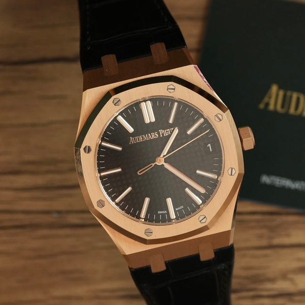 AUDEMARS PIGUET ROYAL OAK 15510OR BLACK DIAL