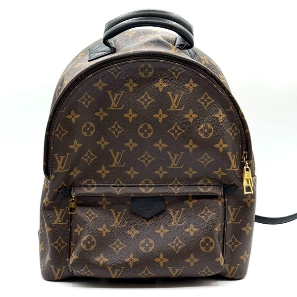 Louis Vuitton Monogram Palm Springs Mini Backpack Brown Canvas & Leather Gold-Tone Hardware Adjustable Straps