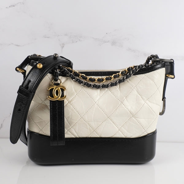 Chanel Gabrielle Hobo Quilted Aged Calfskin