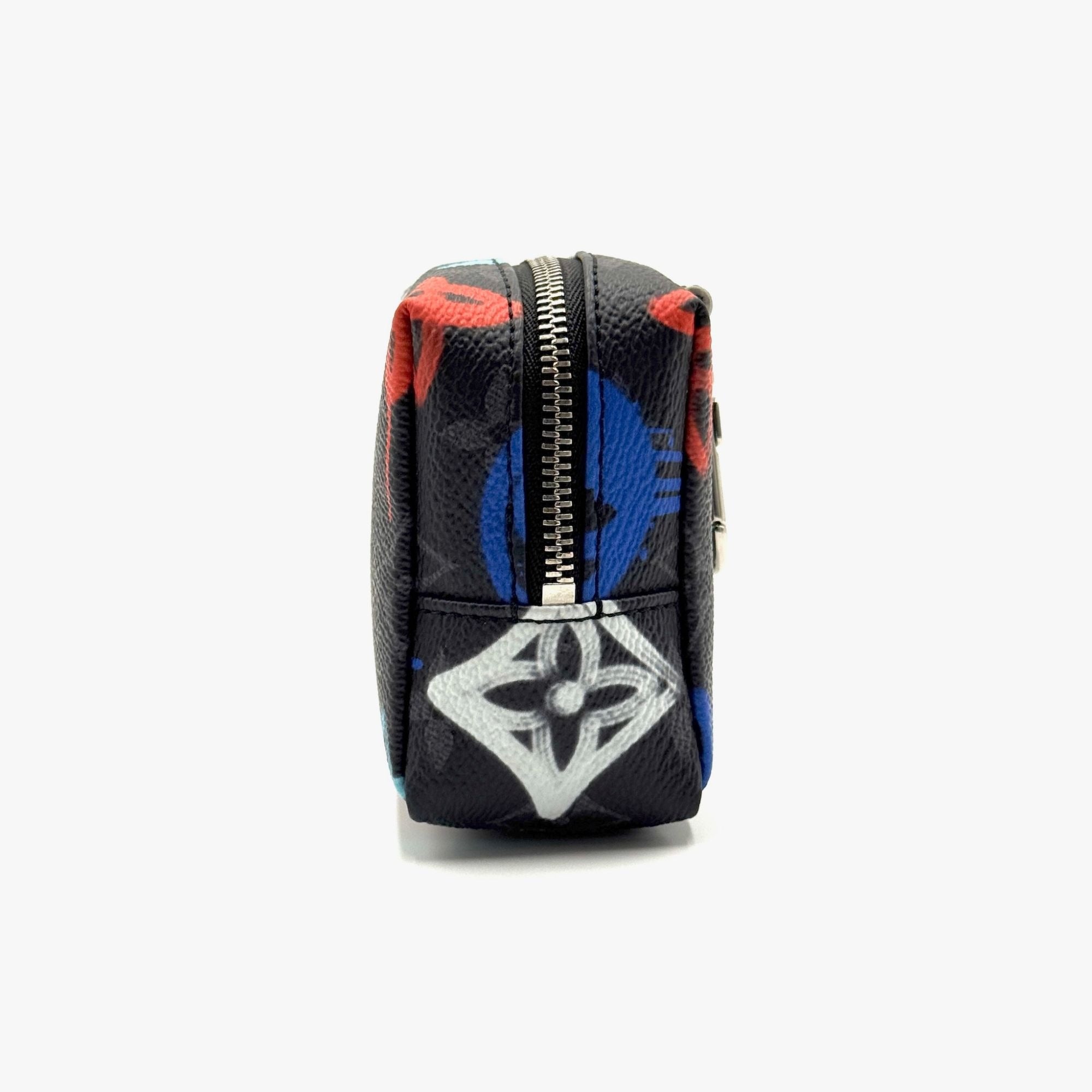 Louis Vuitton Monogram Multicolor Leather Key Pouch Bag With