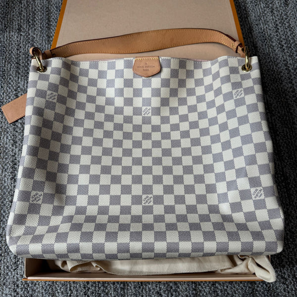 LOUIS VUITTON Damier Azur Graceful MM